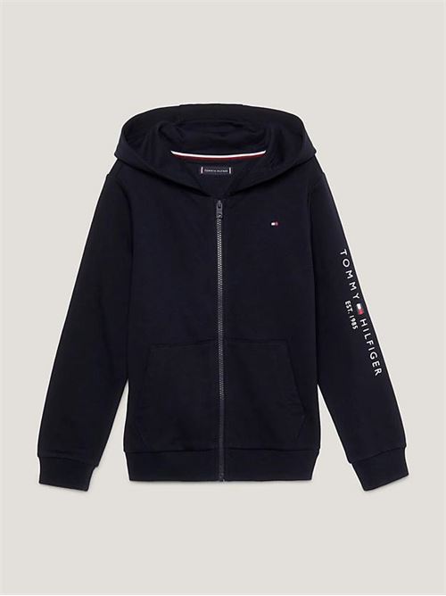 U ESSENTIAL ZIPTHROUGH HOODIE TOMMY HILFIGER | KS0KS00421T/DW5